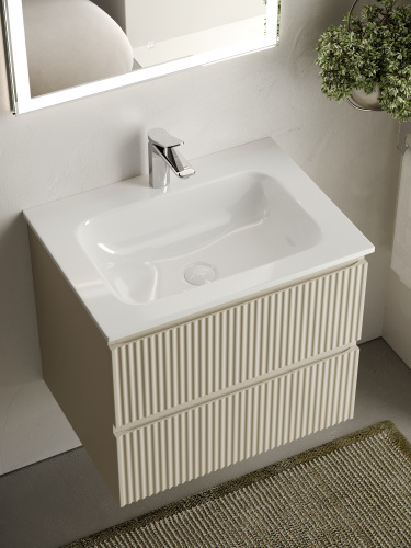 Тумба под раковину Sancos SNOB R SNR60CE 59х44,5х50 настенная - фото 5
